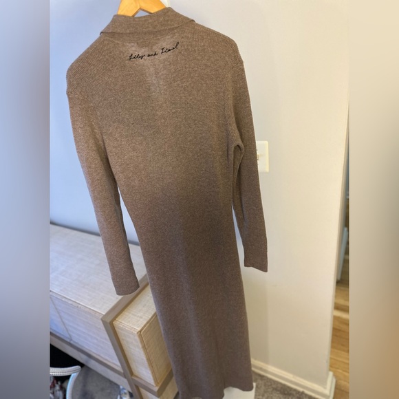 NWT: Lily & Lionel— Wool & Cashmere Luna Maxi Dress In Size M